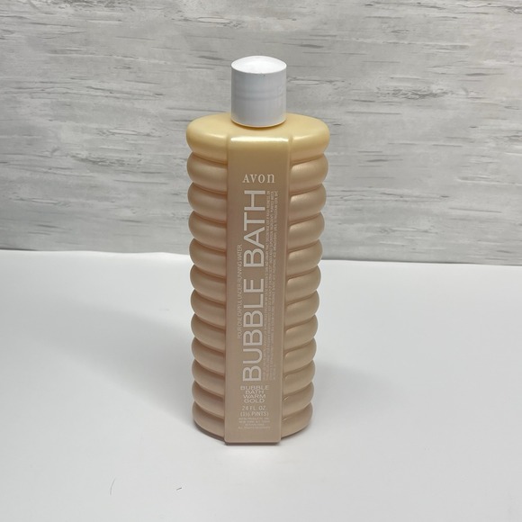 Vintage 1988 Avon Warm Gold Bubble Bath 24 Fl oz New Old Stock Sealed - Picture 2 of 10